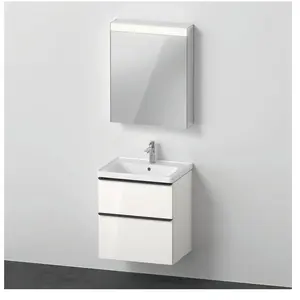 Duravit D-Neo Vasque avec meuble bas et armoire de toilette, DE0145R22... pas cher