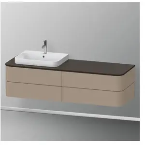 Duravit Happy D.2 Meuble sous-vasque, 4 tiroirs, HP4963L75750010, pas cher