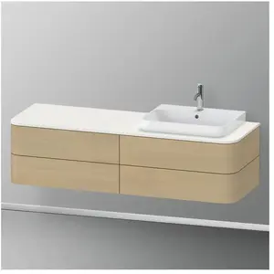 Duravit Happy D.2 Meuble sous-vasque, 4 tiroirs, HP4963R71710010, pas cher