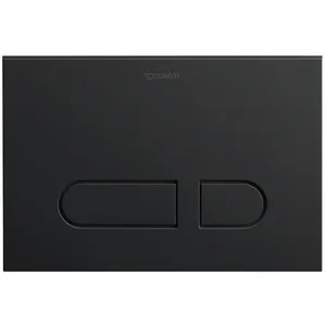 Duravit - DuraSystem - Plaque de déclenchement, noir mat WD5001031000 pas cher