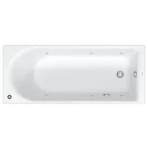 Duravit D-Neo Baignoire balnéo rectangulaire, 760478000JP1000,
