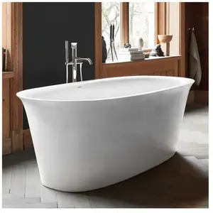 Comparateur de prix : Duravit White Tulip Baignoire en îlot, ovale, 700469000000000,