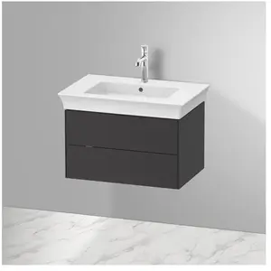 Duravit White Tulip Meuble sous-vasque, 2 tiroirs, WT434105858, pas cher