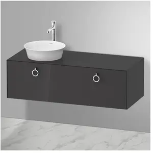 Duravit White Tulip Meuble sous-vasque, 1 tiroir, WT4982LH1H1, pas cher