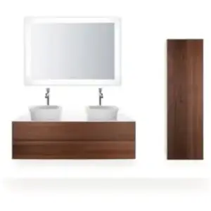 Duravit White Tulip Meuble sous-vasque, 2 tiroirs, WT4988B7736, pas cher