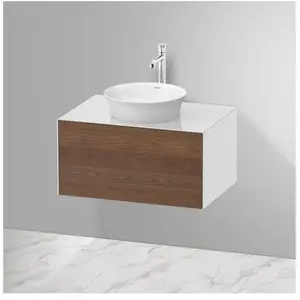 Duravit White Tulip Meuble sous-vasque, 1 tiroir, WT497507785, pas cher