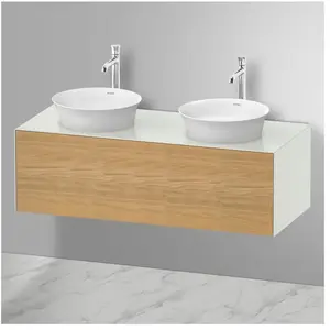 Duravit White Tulip Meuble sous-vasque, 1 tiroir, WT4978BH536, pas cher