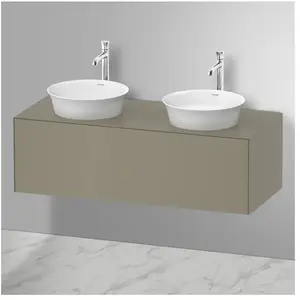Duravit White Tulip Meuble sous-vasque, 1 tiroir, WT4978BH2H2, pas cher