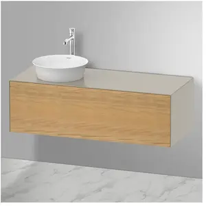 Duravit White Tulip Meuble sous-vasque, 1 tiroir, WT4977LH560, pas cher