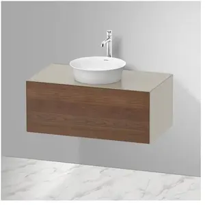 Duravit White Tulip Meuble sous-vasque, 1 tiroir, WT497607760, pas cher