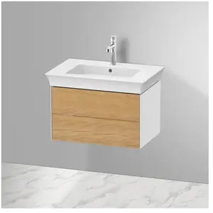 Duravit White Tulip Meuble sous-vasque, 2 tiroirs, WT43410H585, pas cher