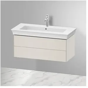 Duravit White Tulip Meuble sous-vasque, 2 tiroirs, WT434203939, pas cher