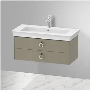 Duravit White Tulip Meuble sous-vasque, 2 tiroirs, WT43520H2H2, pas cher