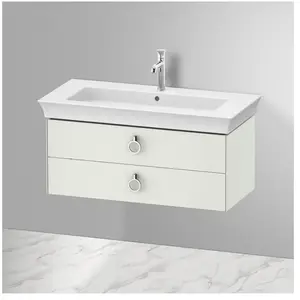 Duravit White Tulip Meuble sous-vasque, 2 tiroirs, WT435203636, pas cher