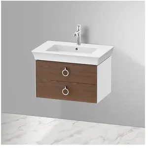 Duravit White Tulip Meuble sous-vasque, 2 tiroirs, WT435107785, pas cher