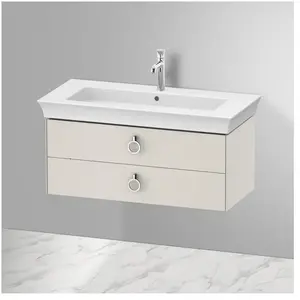 Duravit White Tulip Meuble sous-vasque, 2 tiroirs, WT435203939, pas cher