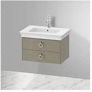 Duravit White Tulip Meuble sous-vasque, 2 tiroirs, WT43510H2H2, pas cher