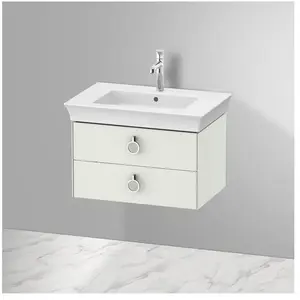 Duravit White Tulip Meuble sous-vasque, 2 tiroirs, WT435103636, pas cher