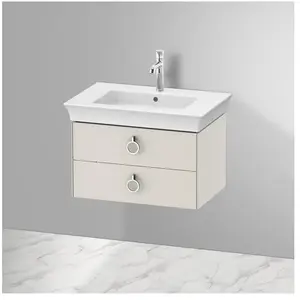 Duravit White Tulip Meuble sous-vasque, 2 tiroirs, WT435103939, pas cher