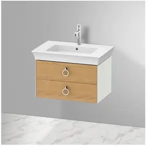 Duravit White Tulip Meuble sous-vasque, 2 tiroirs, WT43510H536, pas cher