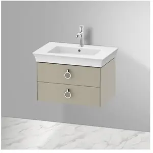 Duravit White Tulip Meuble sous-vasque, 2 tiroirs, WT435106060, pas cher