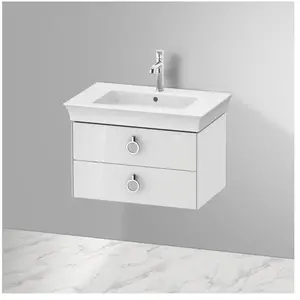 Duravit White Tulip Meuble sous-vasque, 2 tiroirs, WT435108585, pas cher