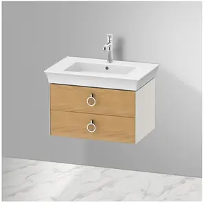 Duravit White Tulip Meuble sous-vasque, 2 tiroirs, WT43510H539, pas cher