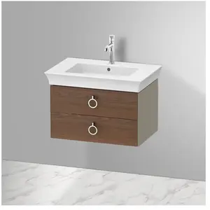 Duravit White Tulip Meuble sous-vasque, 2 tiroirs, WT4351077H2, pas cher