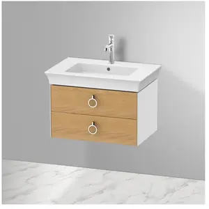Duravit White Tulip Meuble sous-vasque, 2 tiroirs, WT43510H585, pas cher
