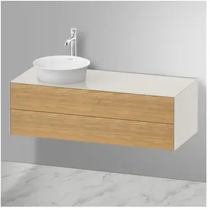 Duravit White Tulip Meuble sous-vasque, 2 tiroirs, WT4987LH539, pas cher