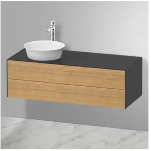 Duravit White Tulip Meuble sous-vasque, 2 tiroirs, WT4987LH558, pas cher