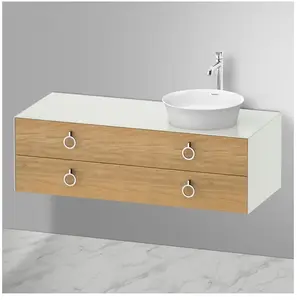 Duravit White Tulip Meuble sous-vasque, 2 tiroirs, WT4992RH536, pas cher
