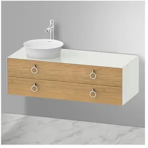 Duravit White Tulip Meuble sous-vasque, 2 tiroirs, WT4992LH536, pas cher