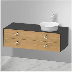 Duravit White Tulip Meuble sous-vasque, 2 tiroirs, WT4992RH558, pas cher