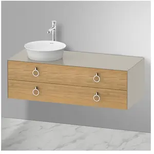 Duravit White Tulip Meuble sous-vasque, 2 tiroirs, WT4992LH560, pas cher