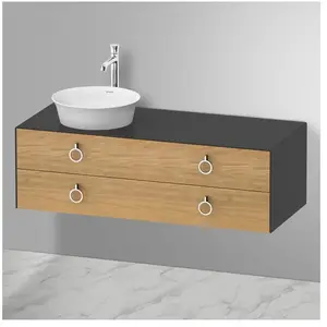 Duravit White Tulip Meuble sous-vasque, 2 tiroirs, WT4992LH5H1, pas cher