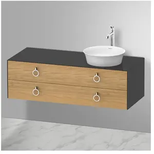 Duravit White Tulip Meuble sous-vasque, 2 tiroirs, WT4992RH5H1, pas cher