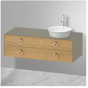 Duravit White Tulip Meuble sous-vasque, 2 tiroirs, WT4992RH5H2, pas cher