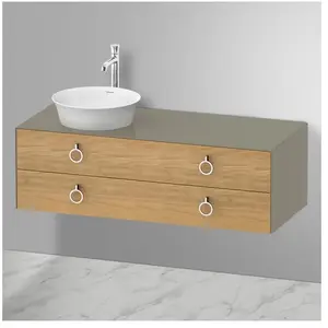 Duravit White Tulip Meuble sous-vasque, 2 tiroirs, WT4992LH5H2, pas cher