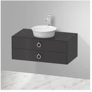 Duravit White Tulip Meuble sous-vasque, 2 tiroirs, WT49910H1H1, pas cher