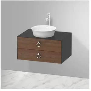 Duravit White Tulip Meuble sous-vasque, 2 tiroirs, WT4990077H1, pas cher