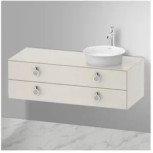 Duravit White Tulip Meuble sous-vasque, 2 tiroirs, WT4992R3939, pas cher