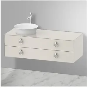 Duravit White Tulip Meuble sous-vasque, 2 tiroirs, WT4992L3939, pas cher