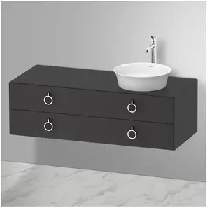 Duravit White Tulip Meuble sous-vasque, 2 tiroirs, WT4992R5858, pas cher