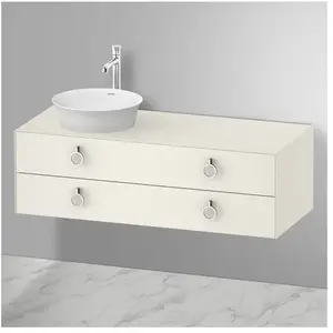 Duravit White Tulip Meuble sous-vasque, 2 tiroirs, WT4992LH4H4, pas cher