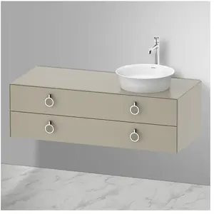 Duravit White Tulip Meuble sous-vasque, 2 tiroirs, WT4992R6060, pas cher