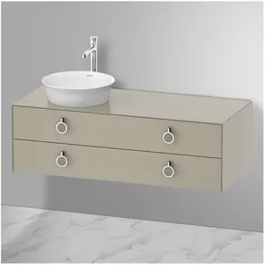 Duravit White Tulip Meuble sous-vasque, 2 tiroirs, WT4992L6060, pas cher