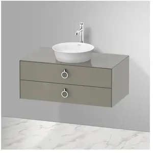 Duravit White Tulip Meuble sous-vasque, 2 tiroirs, WT499109292, pas cher