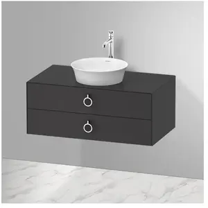 Duravit White Tulip Meuble sous-vasque, 2 tiroirs, WT499105858, pas cher