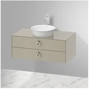 Duravit White Tulip Meuble sous-vasque, 2 tiroirs, WT499106060, pas cher